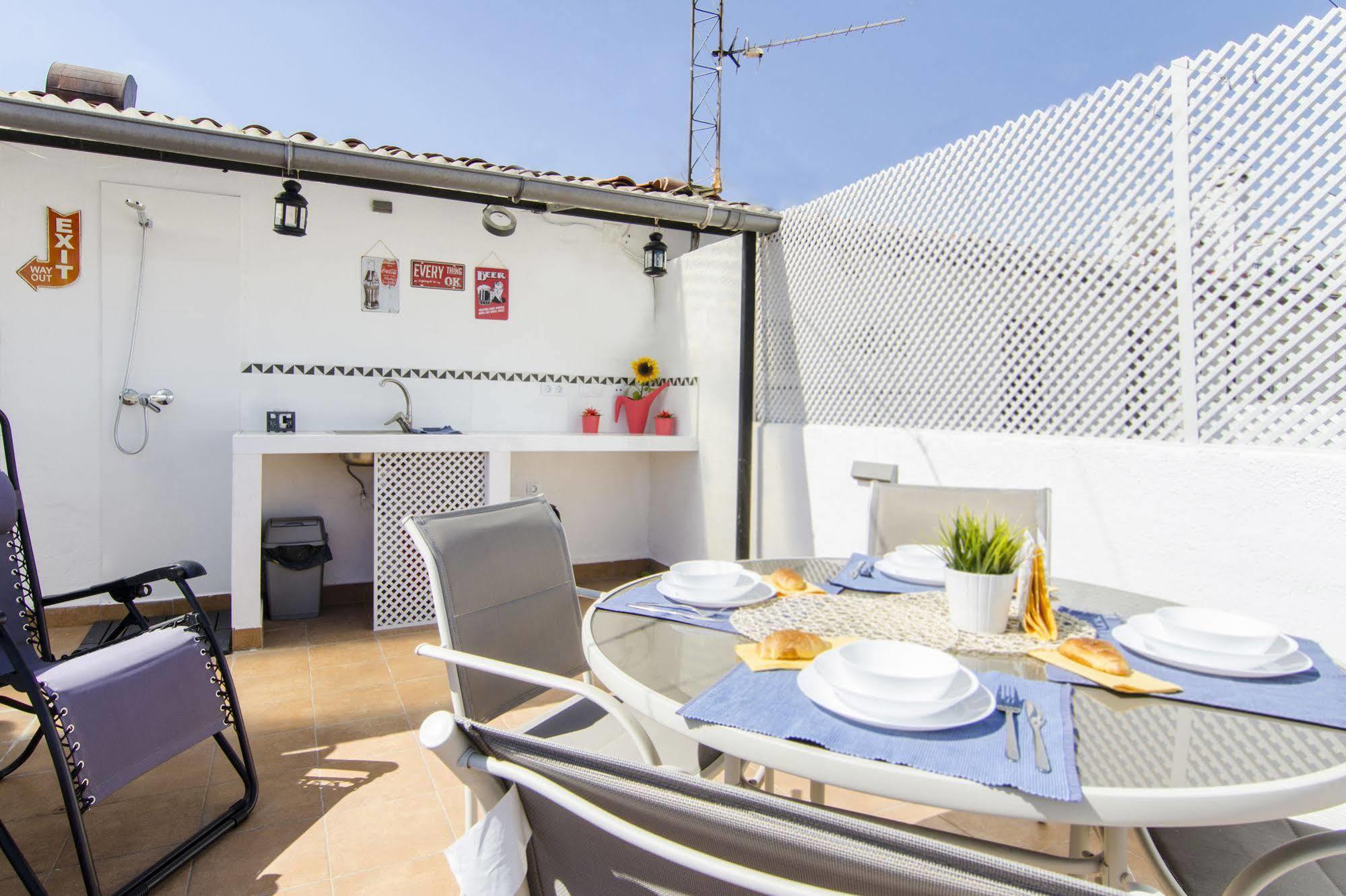 Apartments Dreammadrid Atocha Terraza Esterno foto