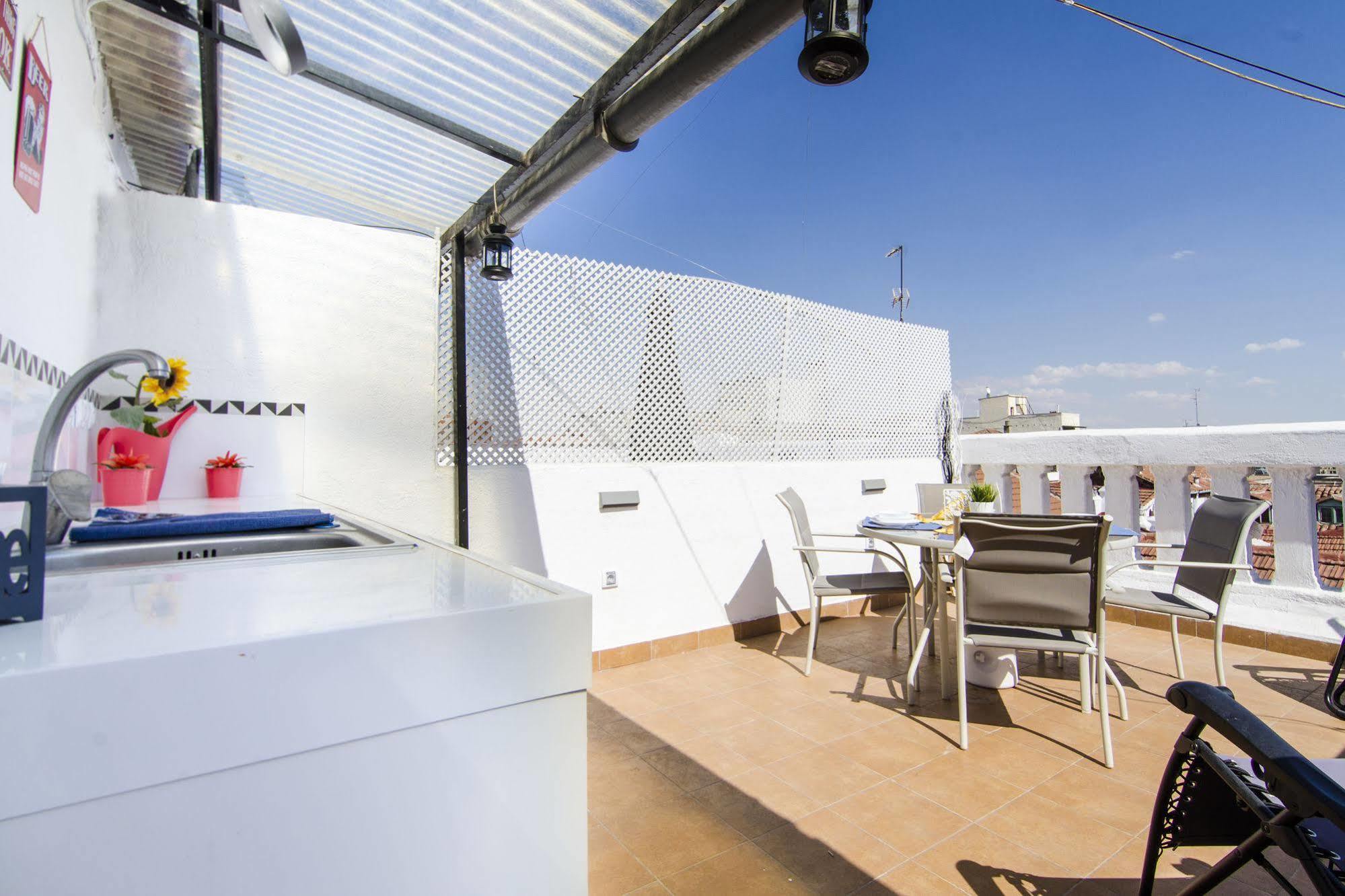 Apartments Dreammadrid Atocha Terraza Esterno foto